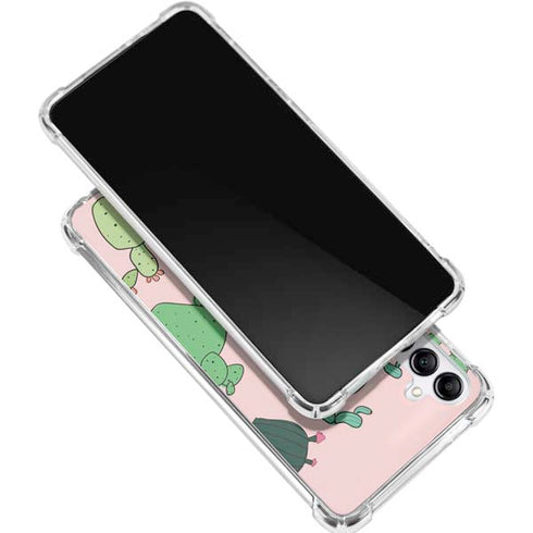 Cactus Print Galaxy A15 5G Clear Case